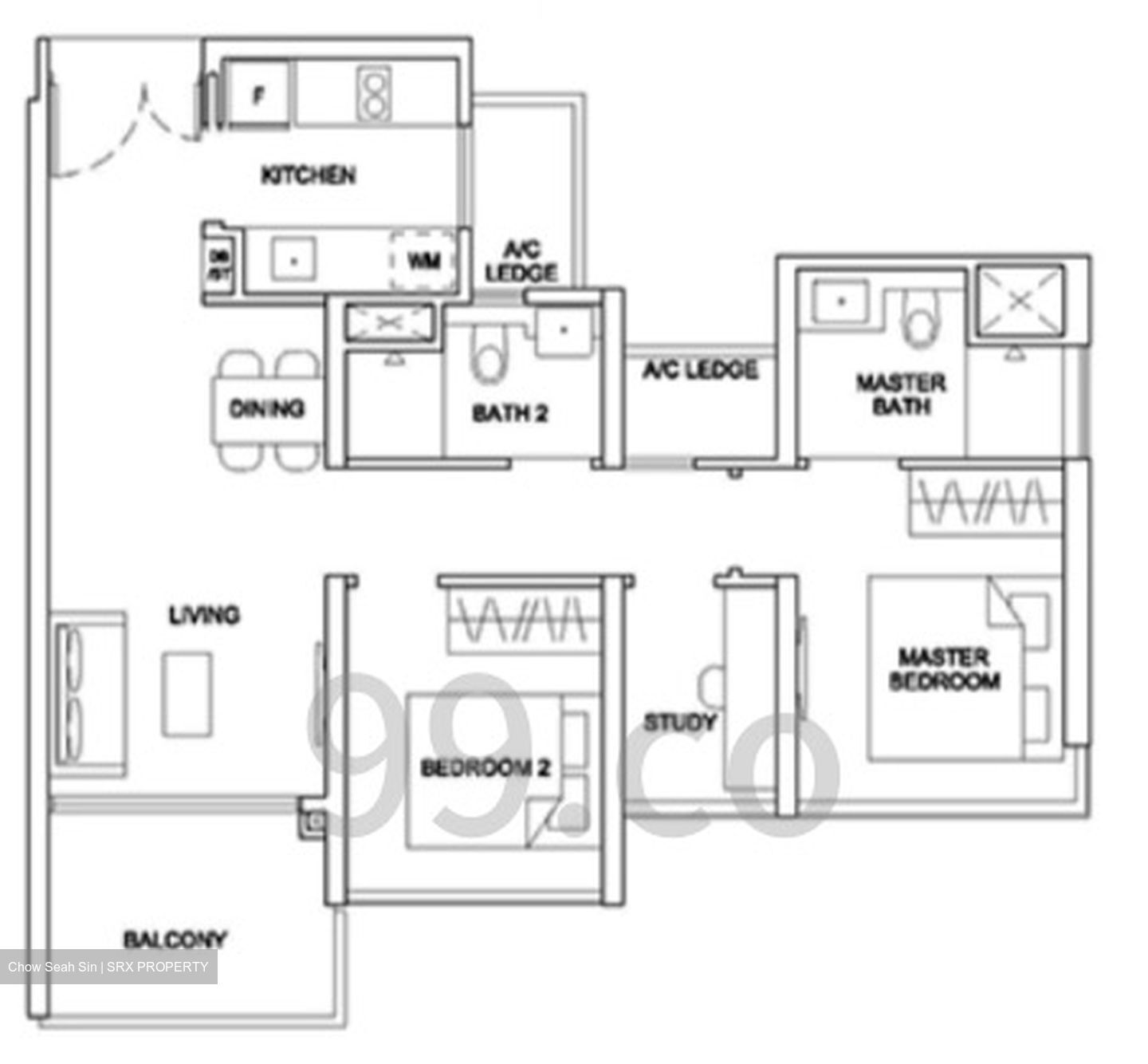 Stirling Residences (D3), Apartment #543589621